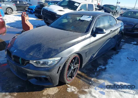 2014 BMW 435I из США, поврежденный, VIN WBA3T3C51EP737541